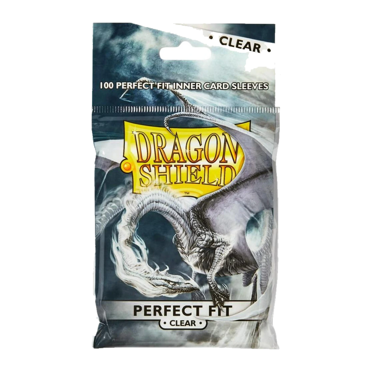 100 Sleeves Dragon Shield Perfect Fit Clear