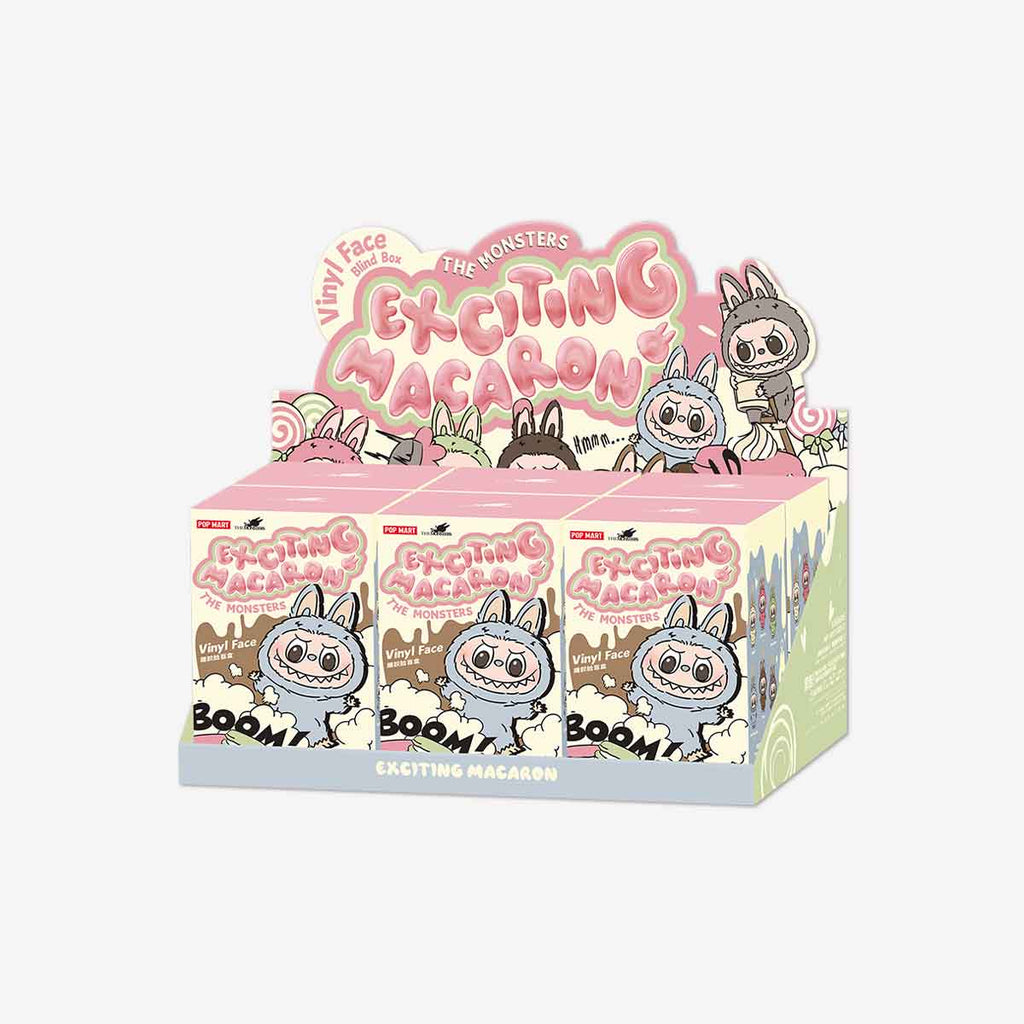 POP MART The Monsters – Labubu Exciting Macaron – Boîte Surprise Cards Game Collect
