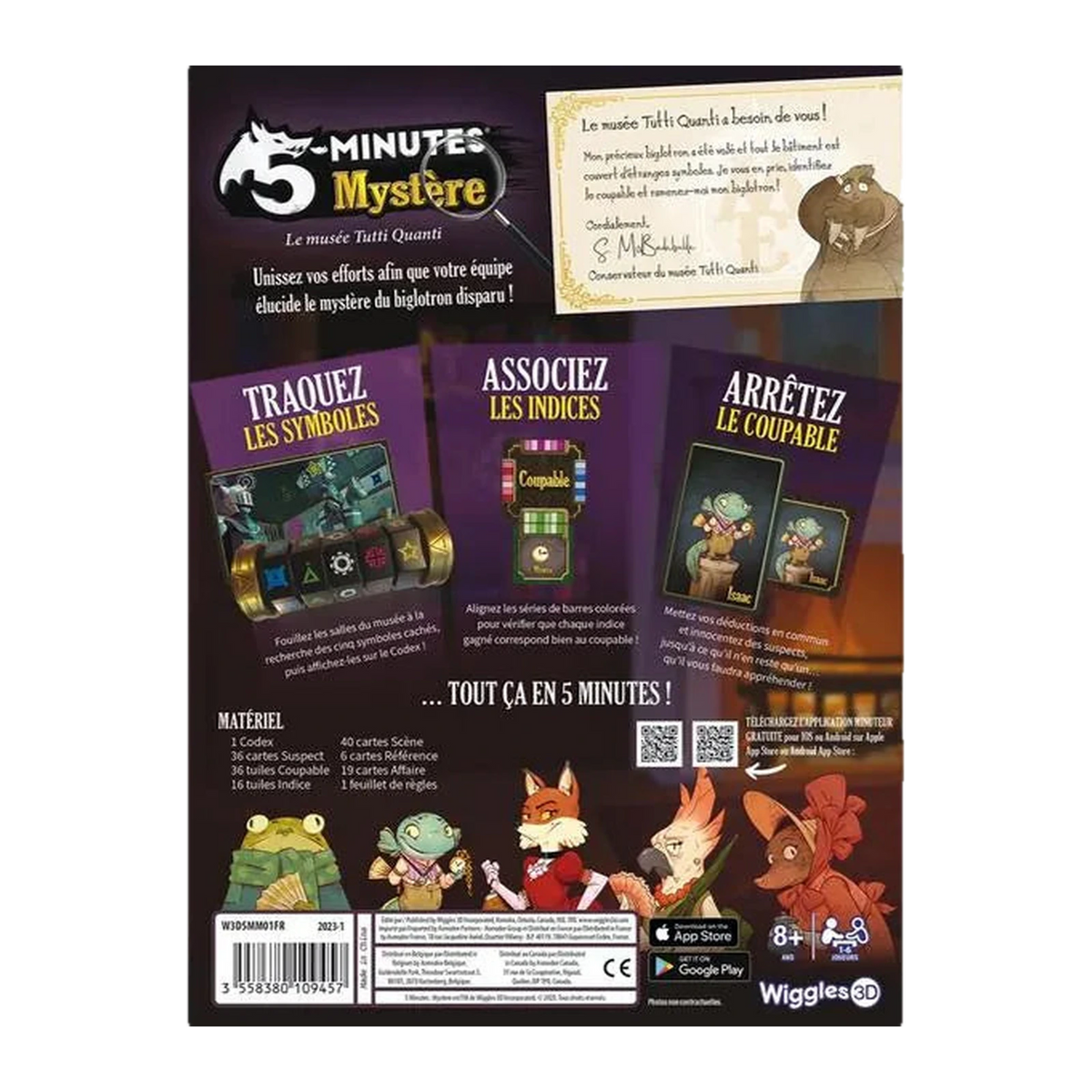 5 Minute Mystery – vue 2