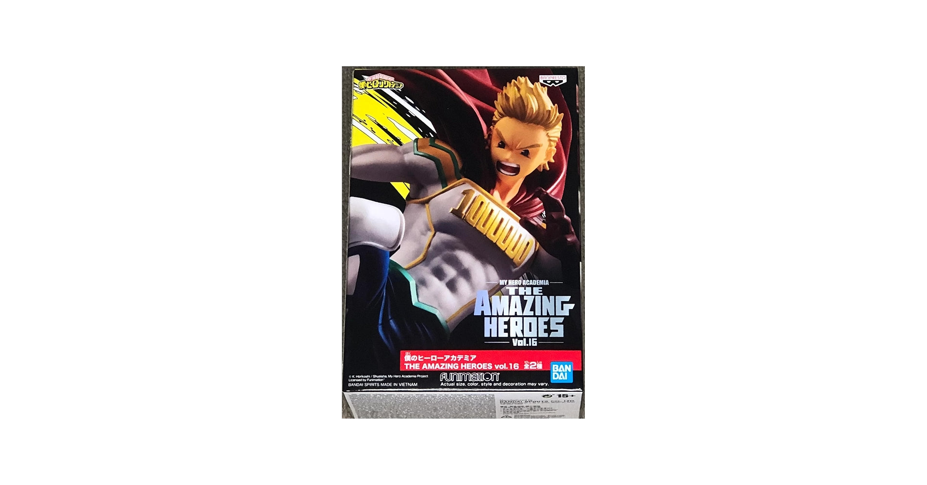 My Hero Academia – Figurine Banpresto The Amazing Heroes Vol.16 – Lemillion (Mirio Togata) Cards Game Collect