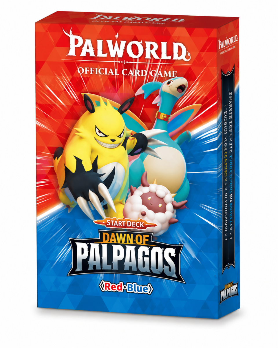 Deck de Démarrage Palworld TCG – TD01 Dawn of Palpagos (Rouge / Bleu) – Version Anglaise Cards Game Collect