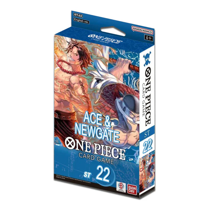One Piece Card Game – Deck de Démarrage ST-22 FR – Ace & Newgate Cards Game Collect