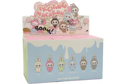 POP MART The Monsters – Labubu Exciting Macaron – Boîte Surprise Cards Game Collect