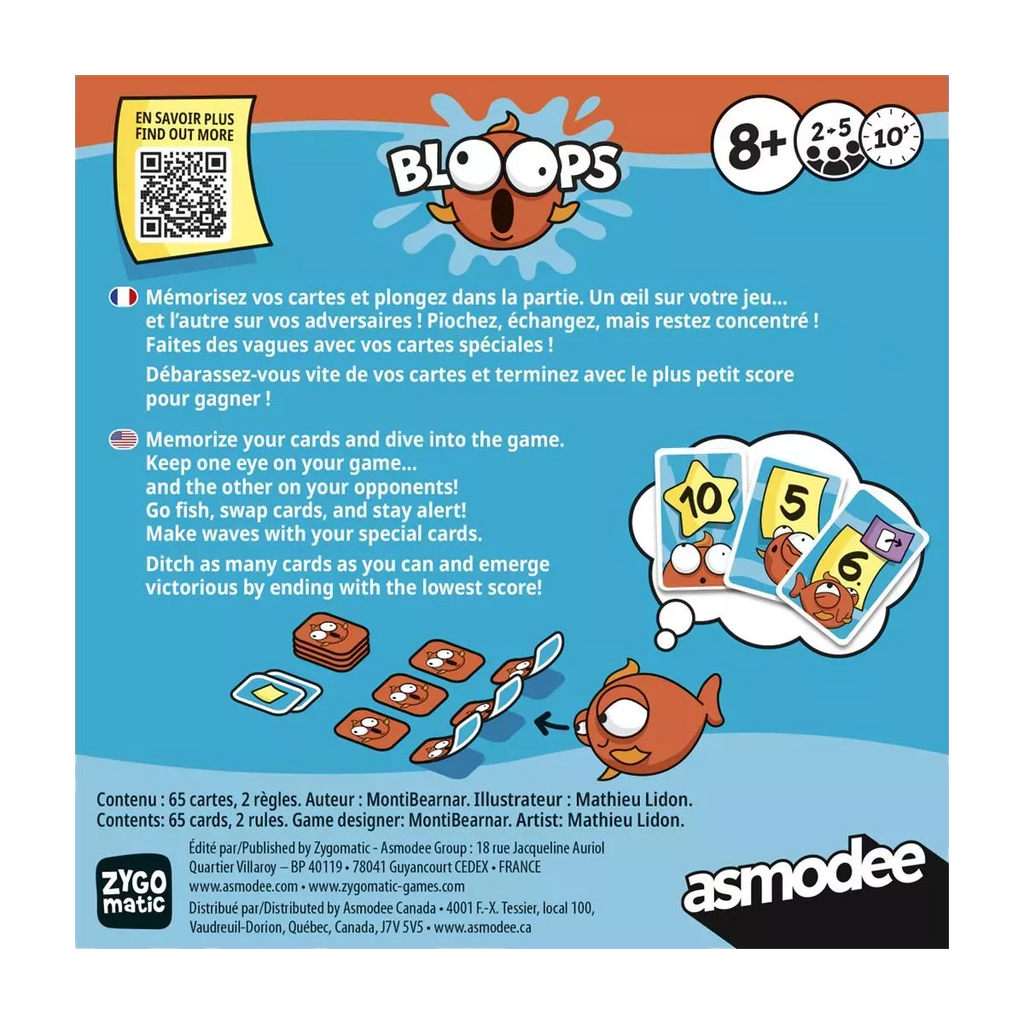 Bloops Cards Game Collect
