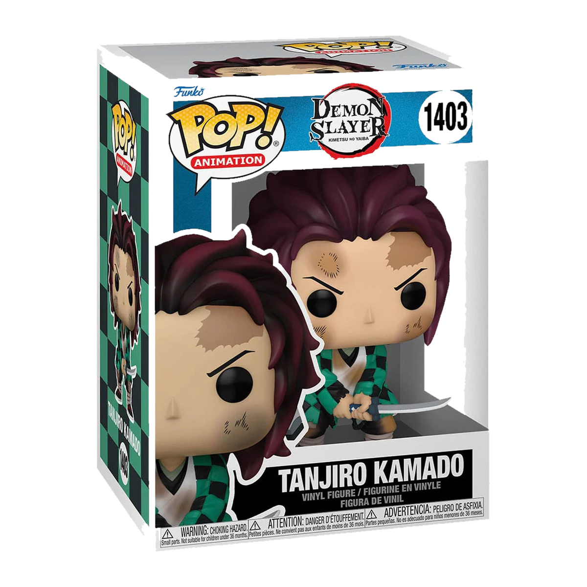 Demon Slayer – Figurine Funko POP! Tanjiro Kamado n°1403
