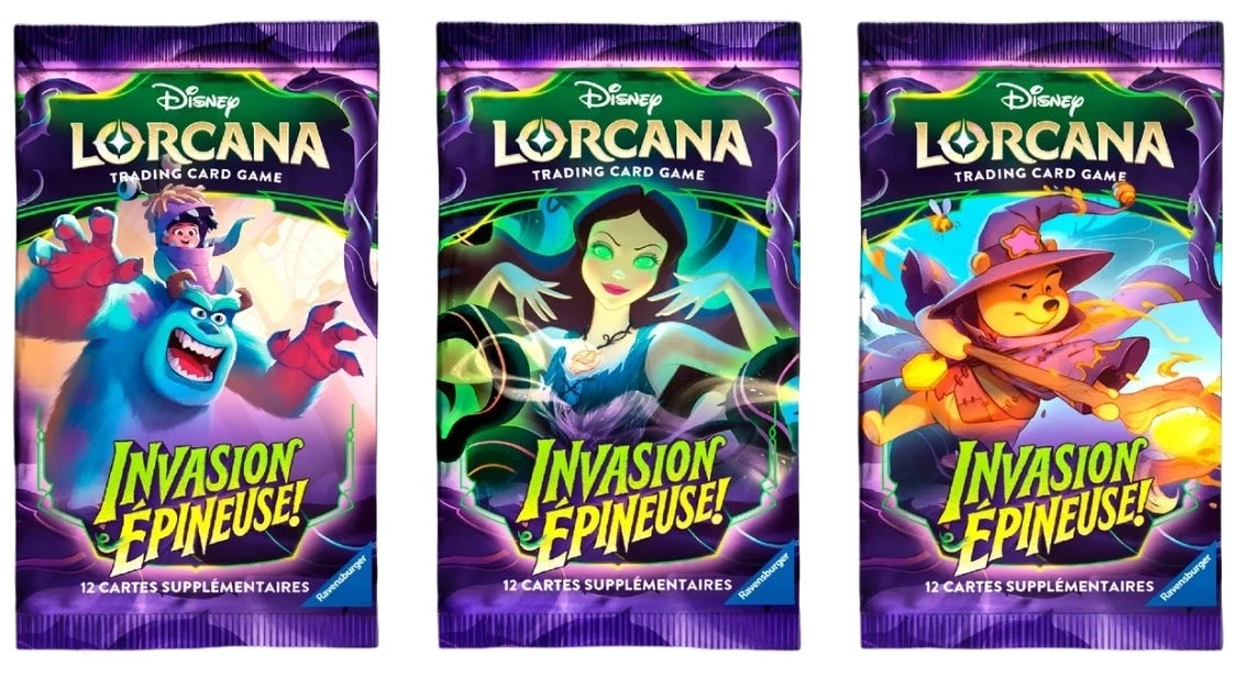 Disney Lorcana TCG - Booster Chapitre 13 : Invasion Épineuse ! Cards Game Collect