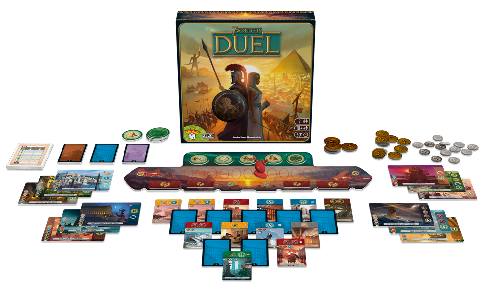7 WONDERS DUEL Cards Game Collect