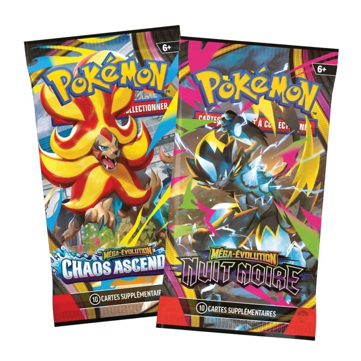 Pokemon Duopack Chaos Ascendant & Nuit Noire - ME04 & ME05 Cards Game Collect