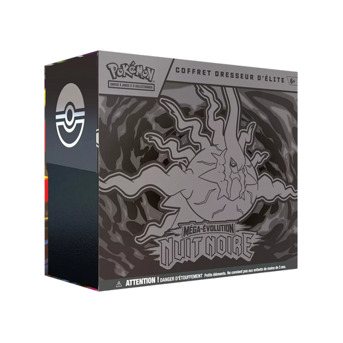Pokémon – Coffret Dresseur d'Élite (ETB) Nuit Noire ME05 Cards Game Collect