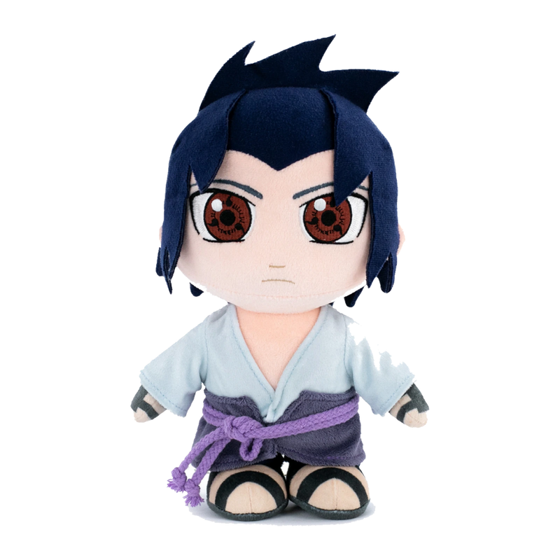 Naruto Shippuden – Peluche Sasuke Uchiha Barrado 28 cm – Super Soft