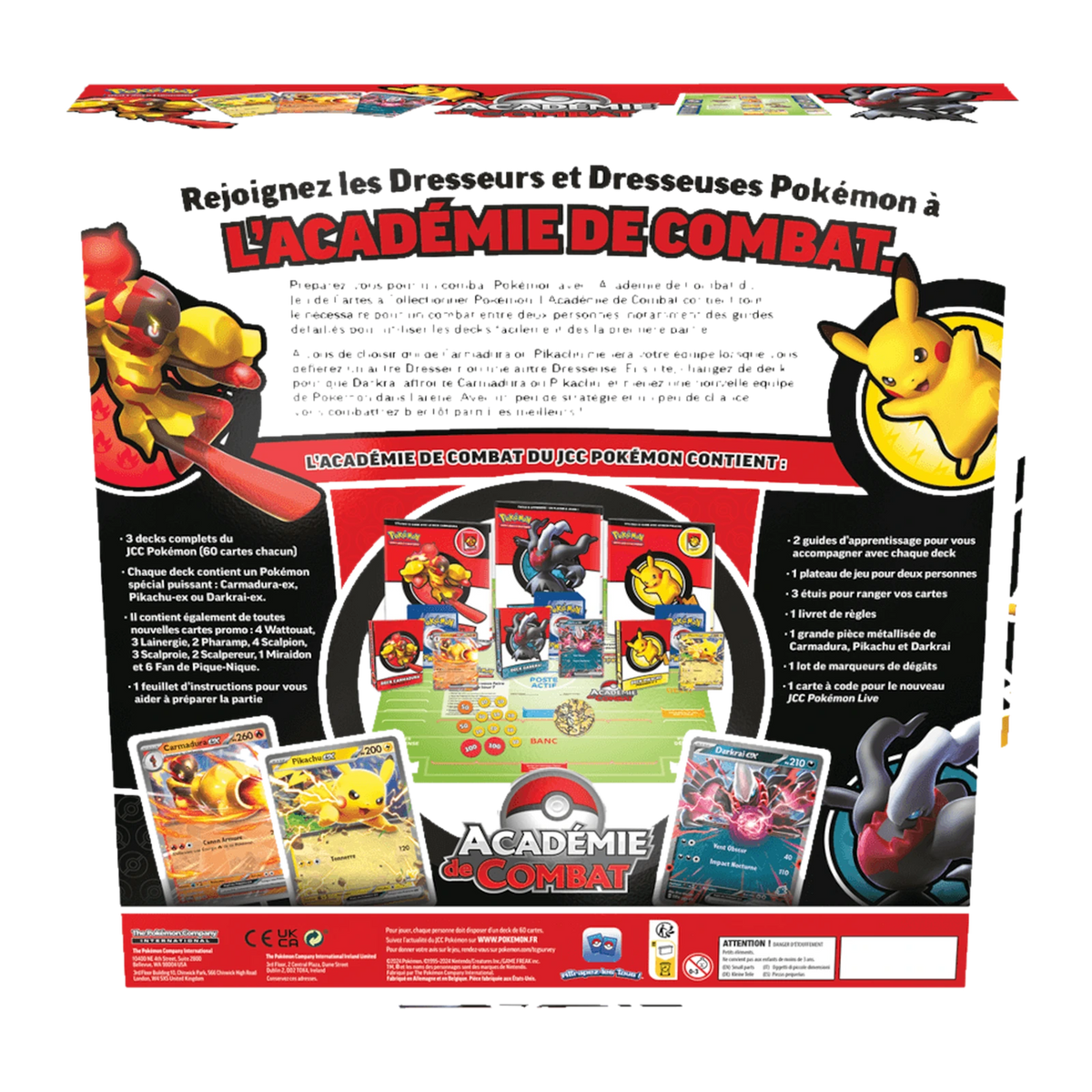 POKÉMON : COFFRET ACADÉMIE DE COMBAT V3 – vue 2