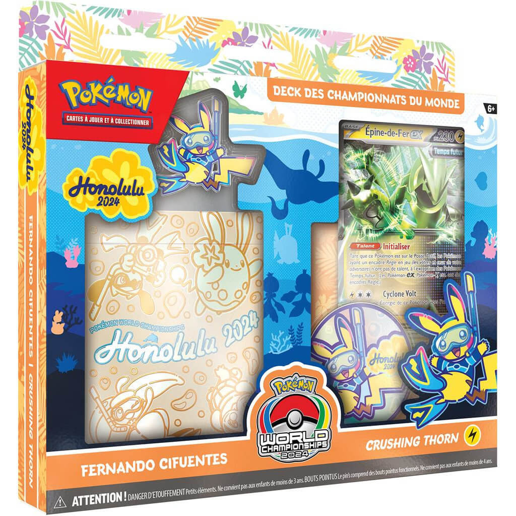 Pokémon – Decks des Championnats du Monde du JCC Pokémon 2024 Cards Game Collect