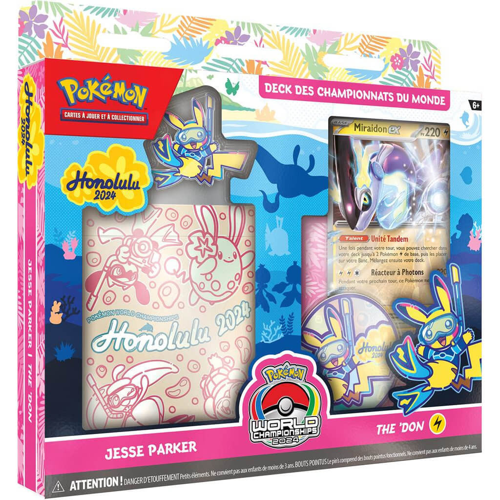 Pokémon – Decks des Championnats du Monde du JCC Pokémon 2024 Cards Game Collect