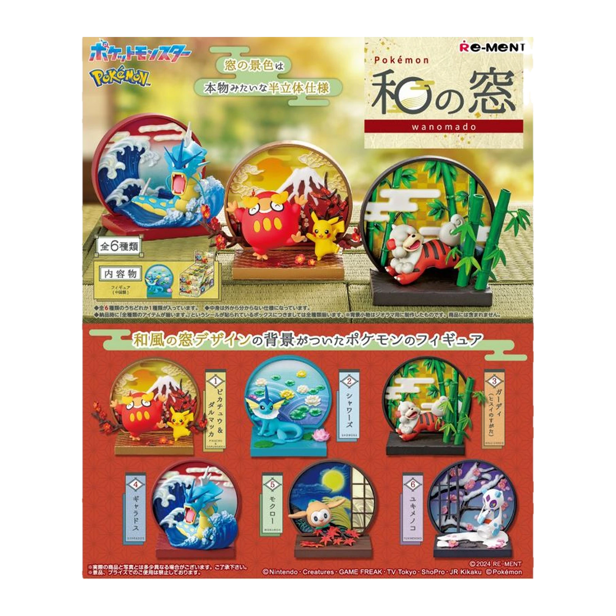 Pokémon – Figurine Surprise Re-Ment Wanado