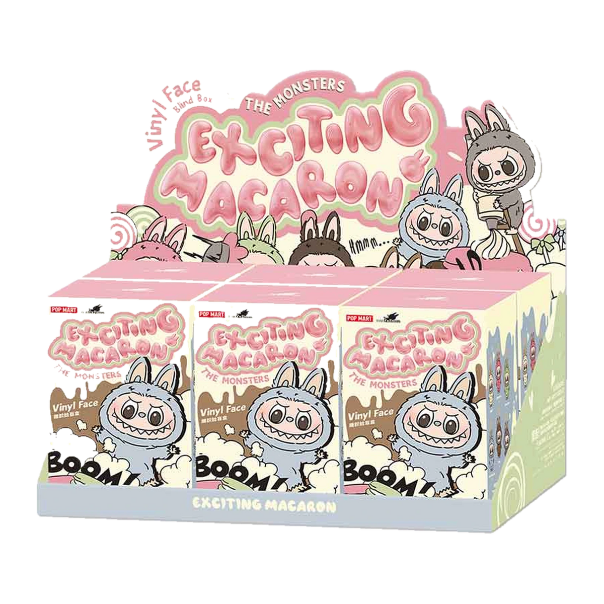 POP MART The Monsters – Labubu Exciting Macaron – Boîte Surprise – vue 3