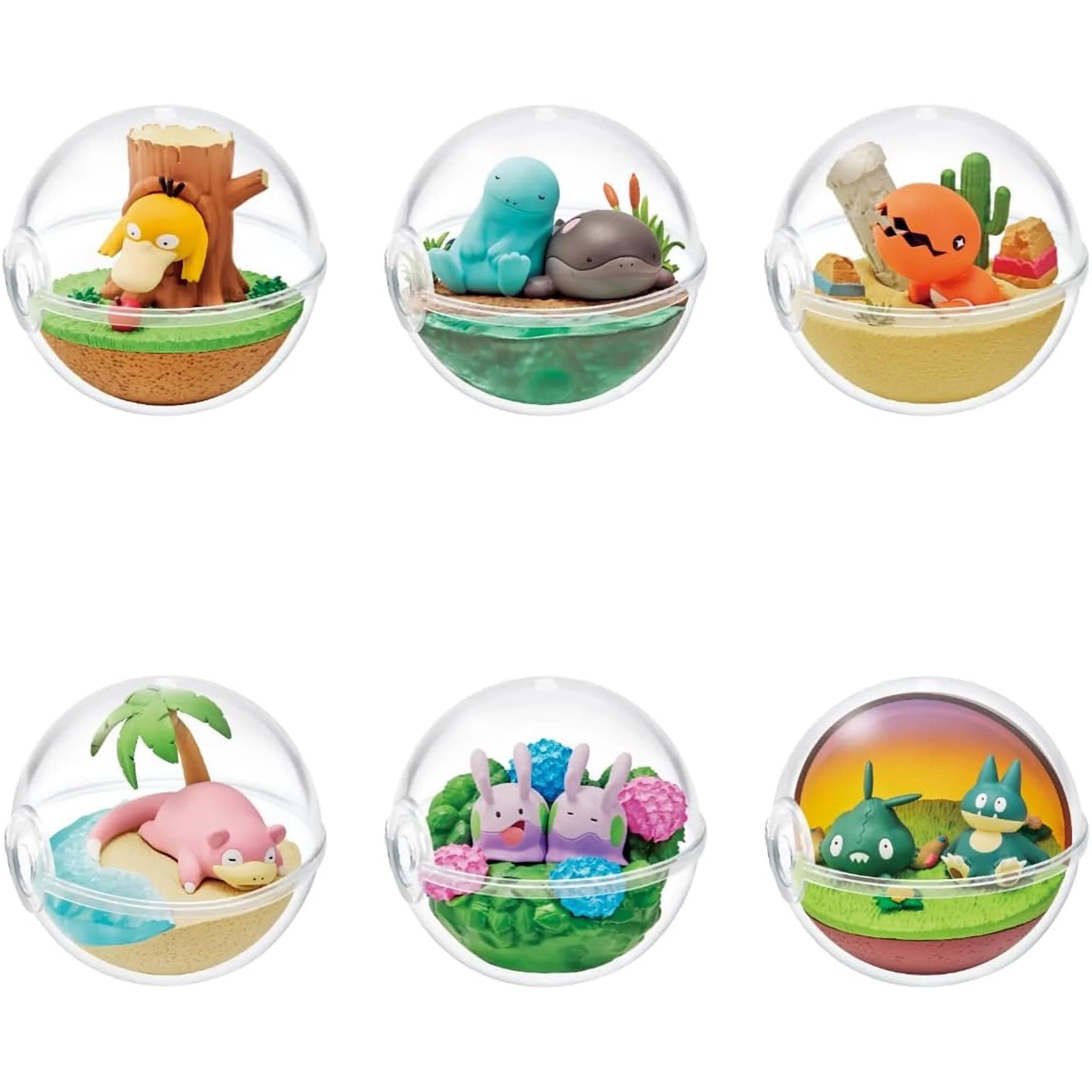 Pokémon – Figurines Surprise Re-Ment Terrarium Collection Relaxing Time Cards Game Collect