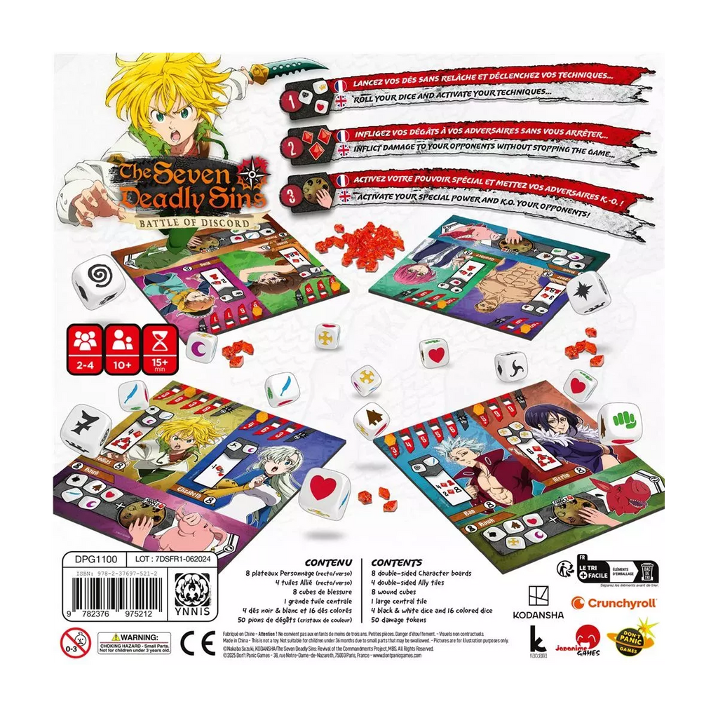 The Seven Deadly Sins : Battle of Discord Cards Game Collect
