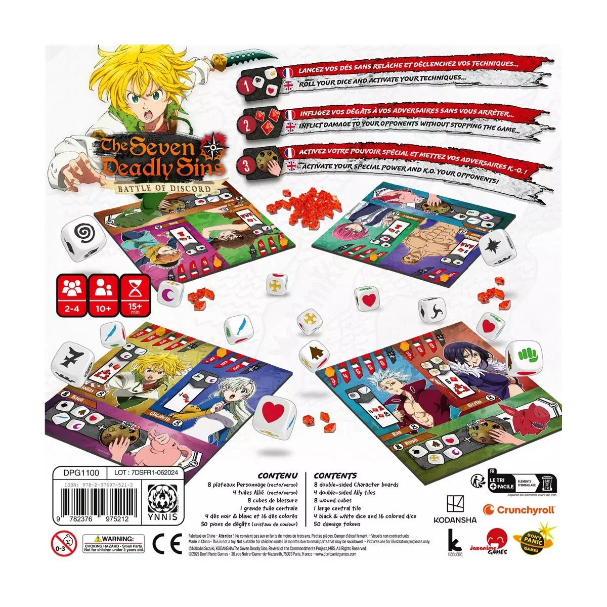 The Seven Deadly Sins : Battle of Discord Cards Game Collect
