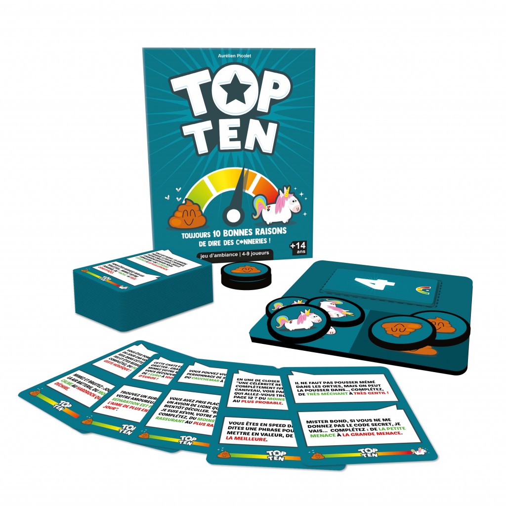 TOP TEN Cards Game Collect