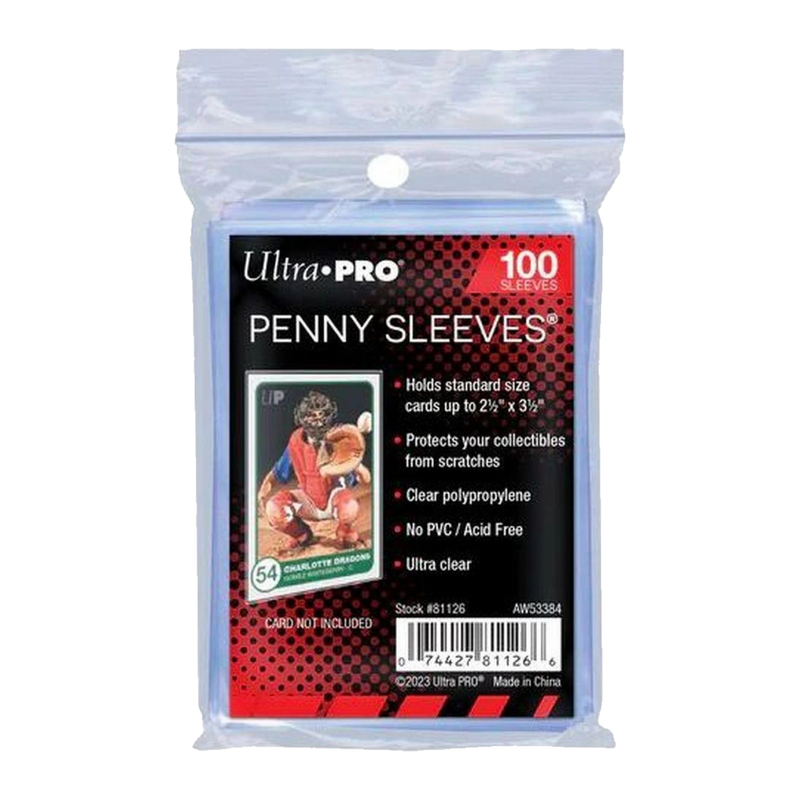 ULTRA PRO : 100 SLEEVES STANDARD SOFT TRANSPARENT
